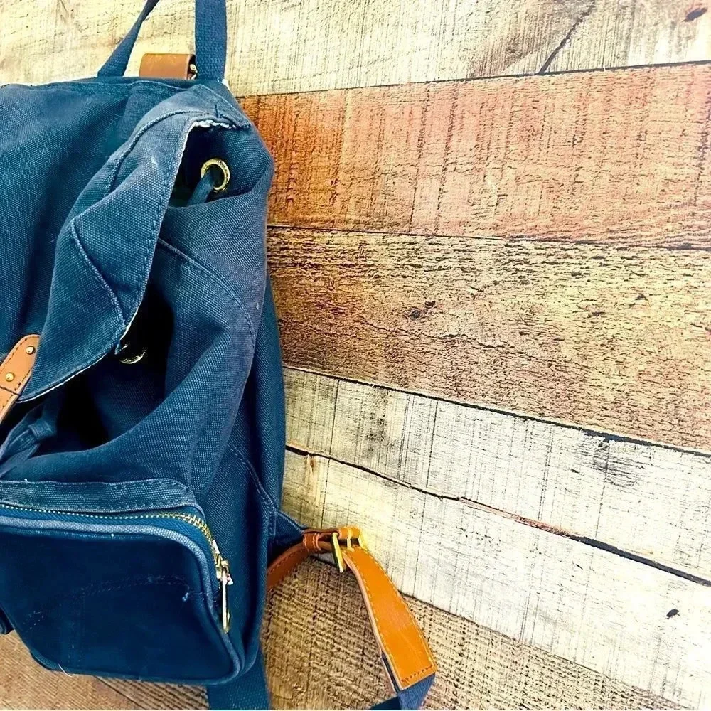 Unisex Superga Navy Canvas Backpack